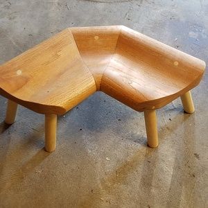 Handmade Red Oak Meditation Bench